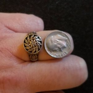 Sterling Subtlety - Beautiful Embellished Ring